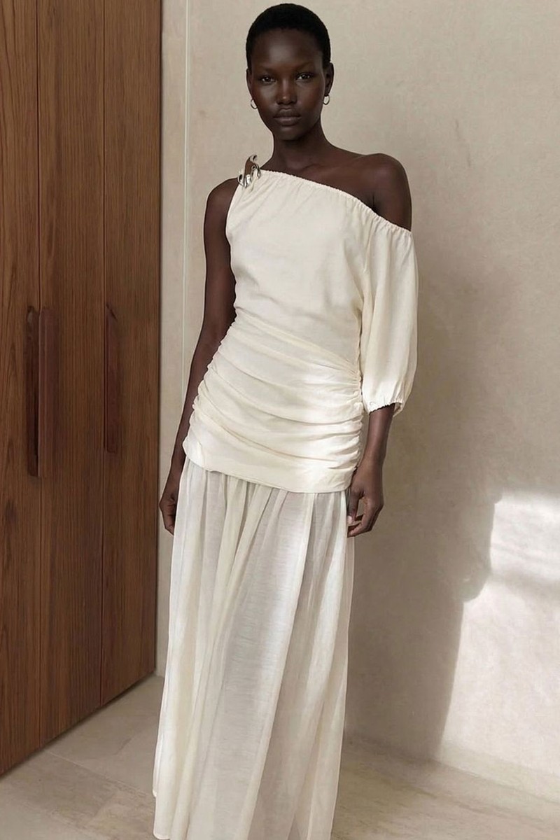 Draped Maxi Dress from NA-KD
