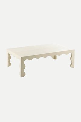Flow Leather Cocktail Table from Jonathan Adler