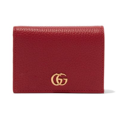 Petite Textured-Leather Wallet