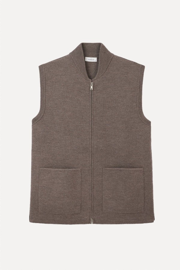 Merino Knit Gilet from Sirplus