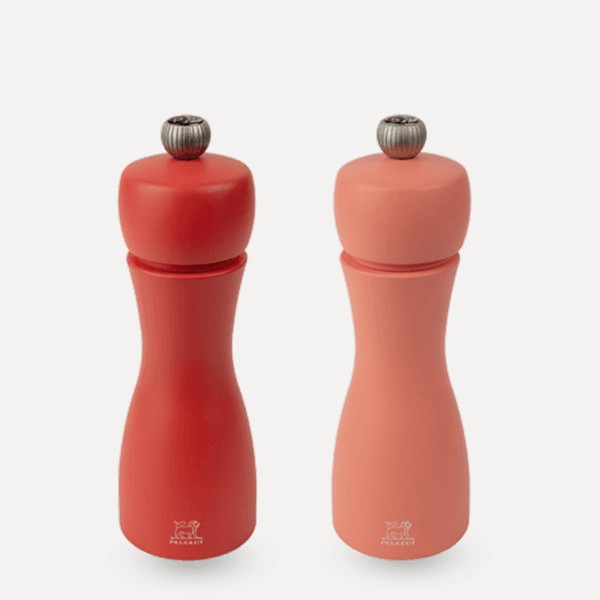 Set Of Manual Beech Wood Salt & Pepper Mills from Peugeot