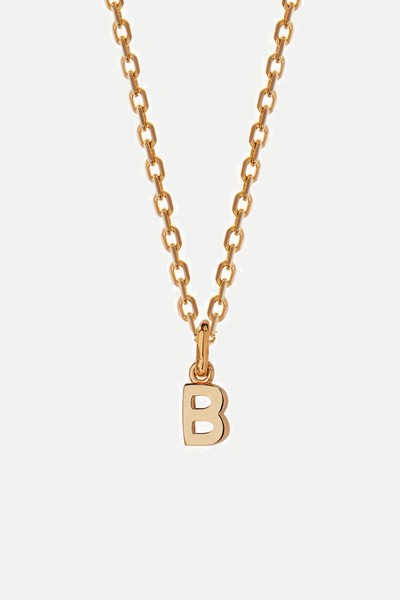 Mini Alphabet Charm Necklace  from Merci Maman