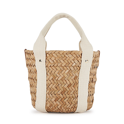 Colbie Mini Woven Straw Basket Bag from Kayu