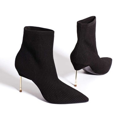 Barbican Stiletto Heeled Sock Boots from Kurt Geiger London