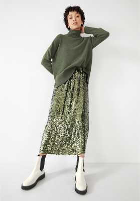 Cicley Sequin Skirt from Hush