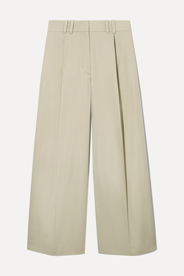 Pleated Wide-Leg Utility Trousers from COS