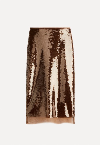 Sequined Midi Skirt from H&M