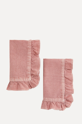 2-Pack Frill-Trimmed Napkins from H&M