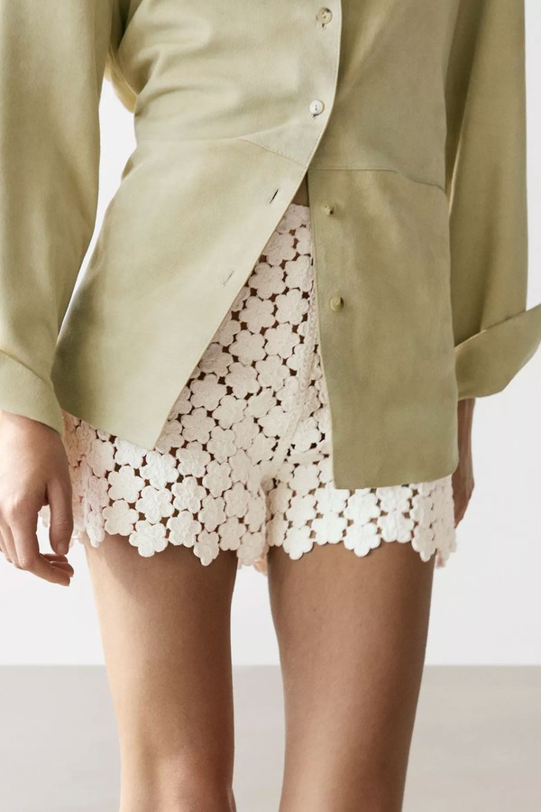 Crochet Shorts  from Massimo Dutti  