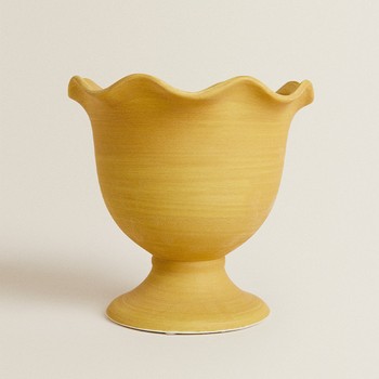 Mustard Yellow Pot from Zara Home 