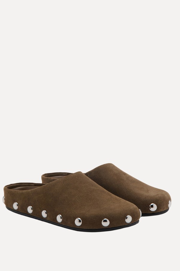 Studded Leather Shoes from Mango