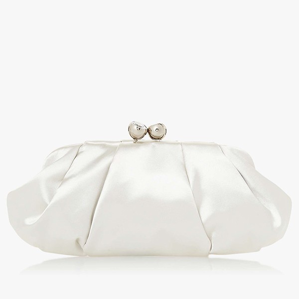 Bridal Collection Breathtaking Satin Clutch Bag from Dune