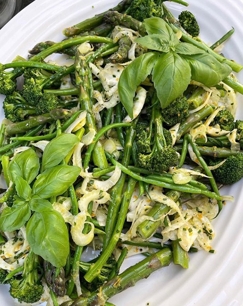 Green Bean And Asparagus Salad