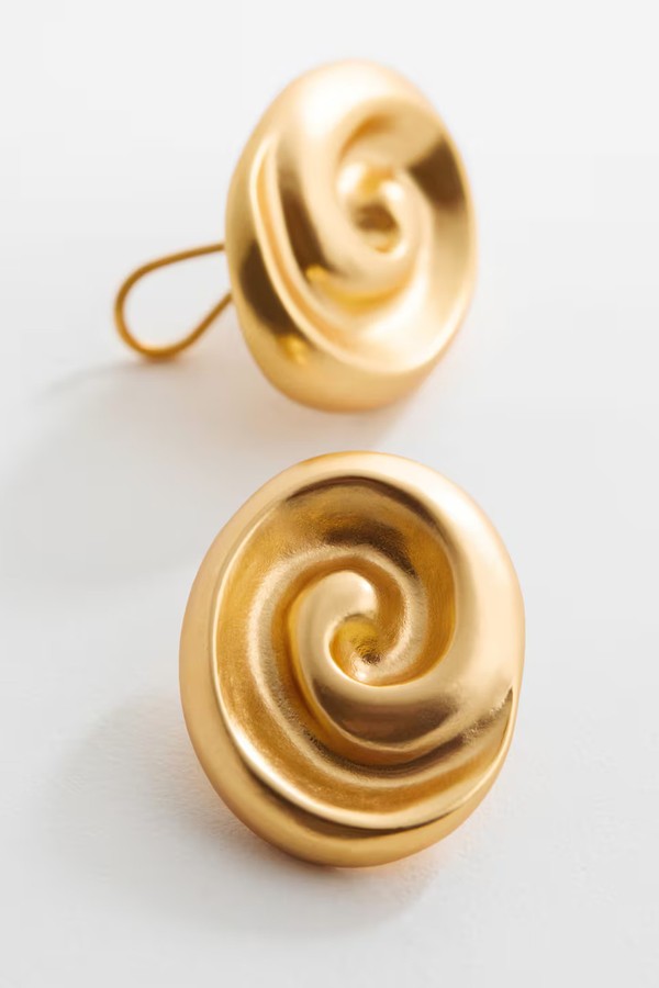 Round Spiral Earrings from Mango