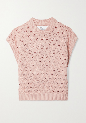 Pointelle-Knit Cotton Sweater from Mr Mittens