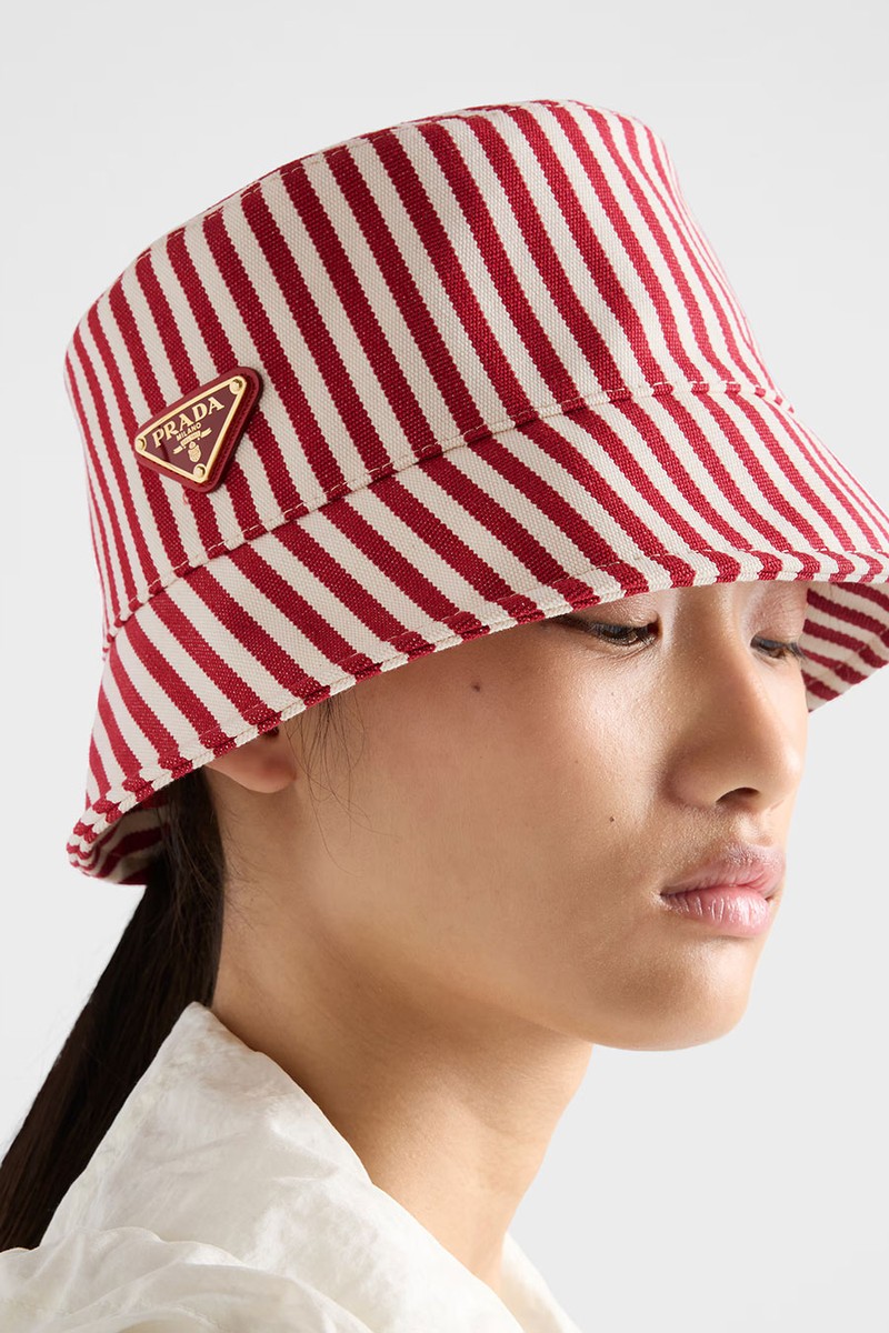 Cotton Bucket Hat from Prada