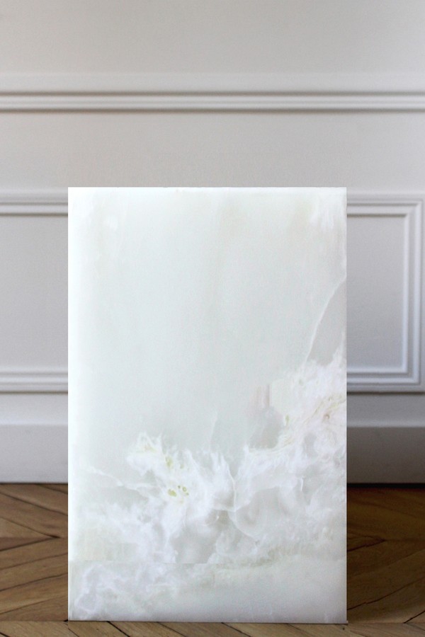 White Onyx Plinth