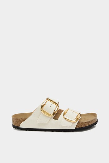 Arizona Big Buckle Canvas Sliders from Birkenstock