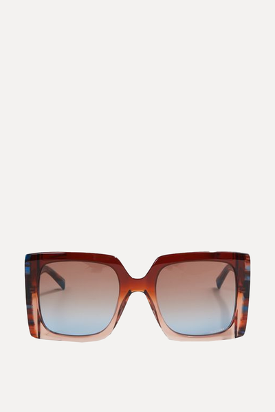 Oversized Square Sunglasses from Missoni Eyewear x Reiss
