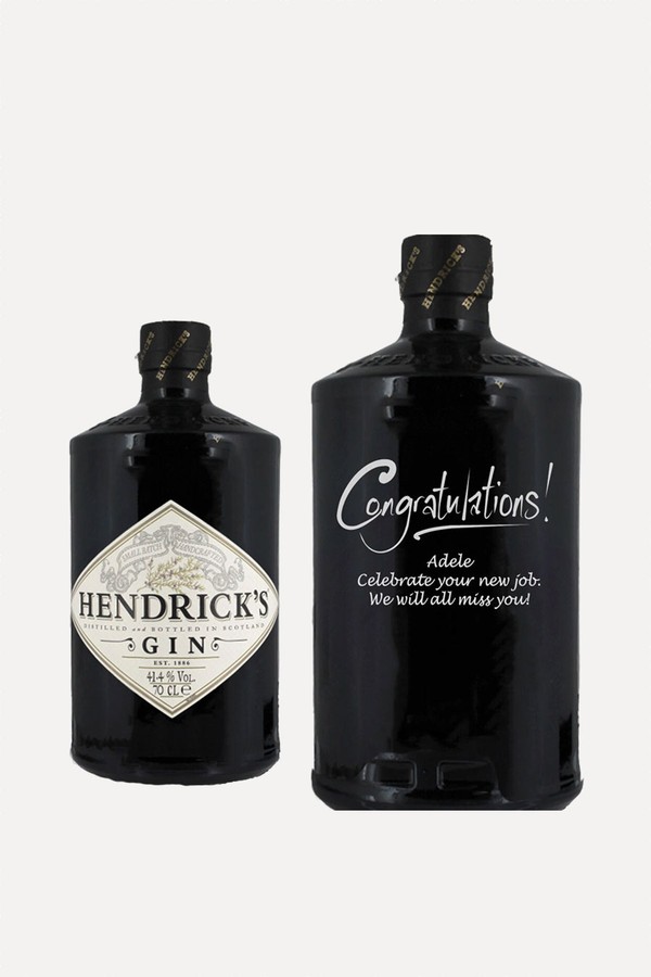 Personalised Hendrick's Gin from engrave drinks