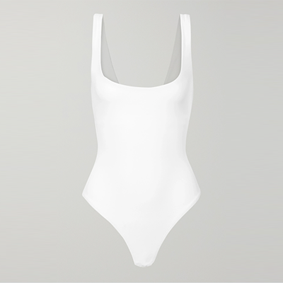 Mott Stretch-Jersey Thong Bodysuit from Alix NYC