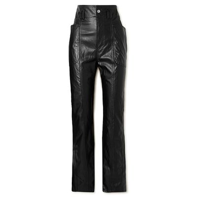 Tessini Faux Leather Tapered Pants from Isabel Marant Etoile