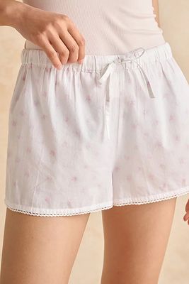 Cotton Sprig Floral Shorts from The White Company