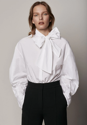 Exaggerated Bow Blouse