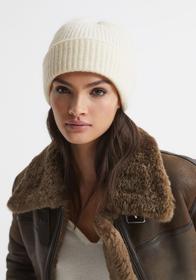 Carina Rib Knitted Wool Beanie