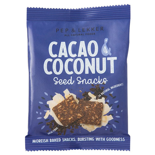 Seed Snacks Cacao & Coconut from Pep & Lekker