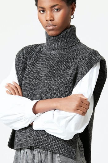 Megan Turtle Neck Bib from Isabel Marant