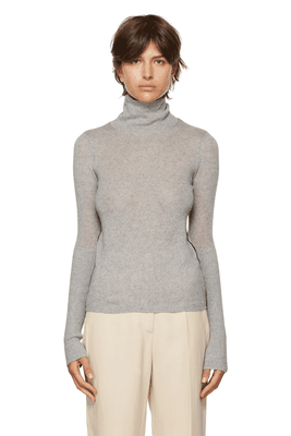 Gray Feather Weight Sweater from Maria McManus