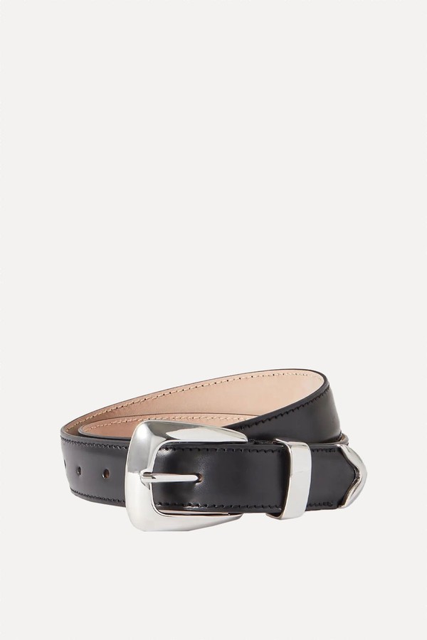 Leather Buckle Belt from Khaite