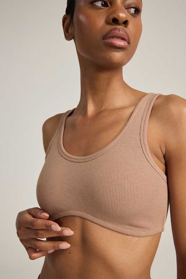 The Organic Cotton Dip Front Bralette