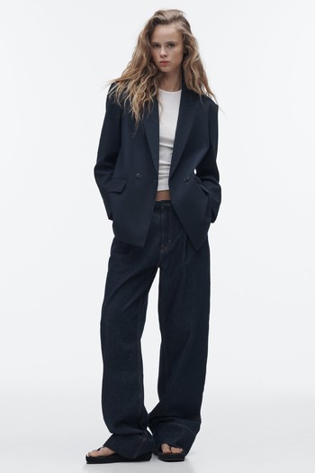 Double-Breasted Oversized Blazer, £49.99 | Zara