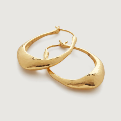 Deia Medium Hoop Earrings