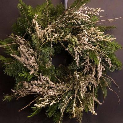 Winter White Christmas Wreath from Birksen