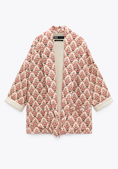 Printed Puffer Jacket from Zara