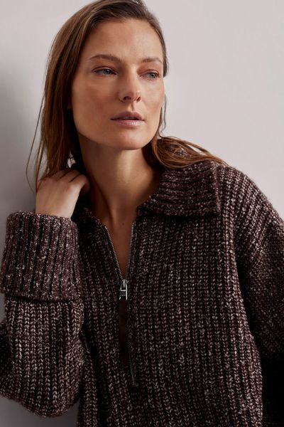 Amelia Half-Zip Knit