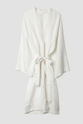 White Linen Robe from Piglet