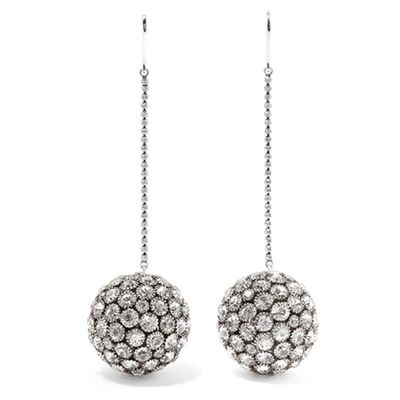 Silver Plated Crystal Earrings from Isabel Marant