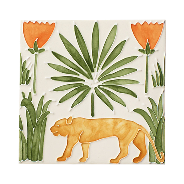 Lioness & Palms Tiles