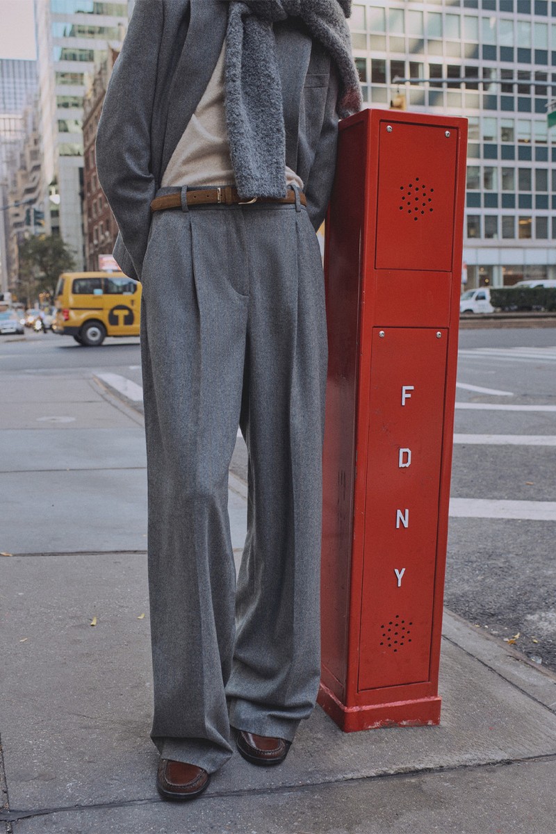 Wool-Blend Suit Trousers from Mango