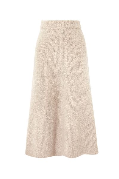 Pablo Cashmere and Silk-Blend Bouclé Midi Skirt from Gabriela Hearst