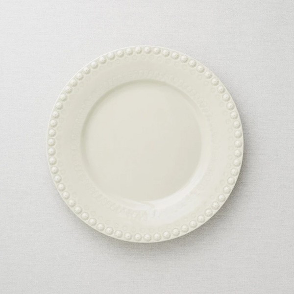 Fantasia Off White Dinner Plate