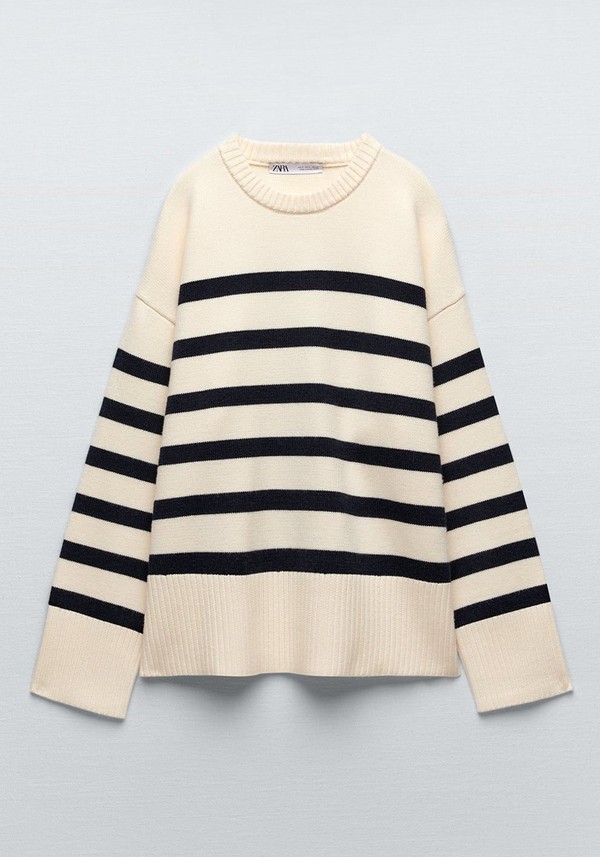 Striped Knit Sweater from Zara