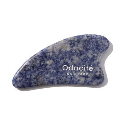 Crystal Contour Gua Sha-Blue Sodalite  from Odcaite