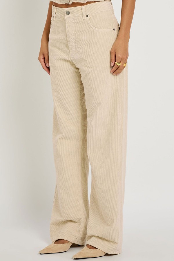 Bonnie Corduroy Straight-Leg Jeans from HAIKURE