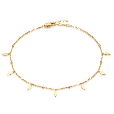 Gold Leaf Anklet from Missoma