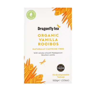 Organic Vanilla Rooibos Tea from Dragonfly Tea